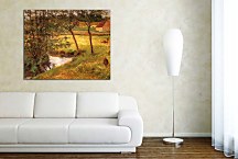 Reprodukcia Paul Gauguin Stream in Osny zs17220