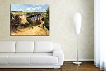 Street in Osny Reprodukcia Paul Gauguin zs17221