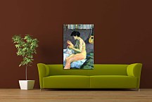 Reprodukcia Paul Gauguin Suzanne Sewing - Study of a Nude zs17225