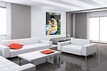 Reprodukcia Paul Gauguin Suzanne Sewing - Study of a Nude zs17225