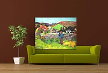 Swineherd, Brittany Reprodukcia Paul Gauguin zs17226