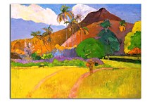 Reprodukcia Paul Gauguin Tahitian mountains zs17227