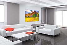 Reprodukcia Paul Gauguin Tahitian mountains zs17227