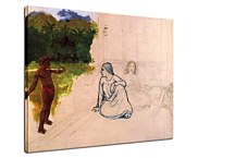 Tahitians at rest Reprodukcia Paul Gauguin zs17229