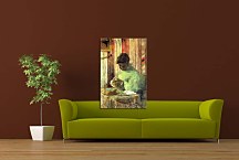 Obraz Paul Gauguin The embroiderer or Mette Gauguin zs17236