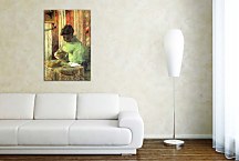 Obraz Paul Gauguin The embroiderer or Mette Gauguin zs17236