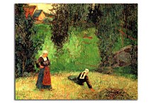 The first flowers Obraz Paul Gauguin zs17237