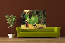 The first flowers Obraz Paul Gauguin zs17237