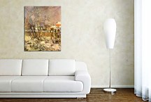 The garden in winter, rue Carcel Obraz Paul Gauguin zs17238