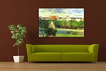 The market gardens of Vaugirard Obraz Paul Gauguin zs17241