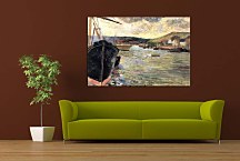 The Port Of Rouen Obraz Paul Gauguin zs17244