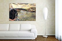 The Port Of Rouen Obraz Paul Gauguin zs17244