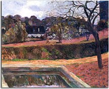 The square pond Obraz Paul Gauguin zs17250