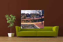 The square pond Obraz Paul Gauguin zs17250