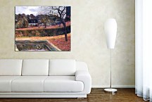 The square pond Obraz Paul Gauguin zs17250