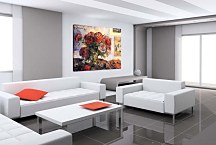 The vase of peonies Obraz Paul Gauguin zs17252