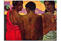 Three Tahitians Obraz Paul Gauguin zs17257