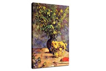 Obraz Paul Gauguin Two vases of flowers and a fan zs17263