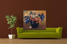 Vase of flowers Obraz Paul Gauguin zs17267