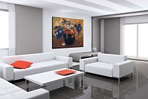 Vase of flowers Obraz Paul Gauguin zs17267