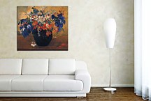 Vase of flowers Obraz Paul Gauguin zs17267