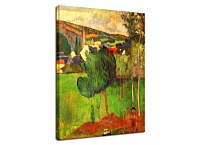 View of Pont-Aven from Lezaven Obraz Paul Gauguin zs17270