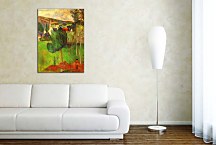 View of Pont-Aven from Lezaven Obraz Paul Gauguin zs17270