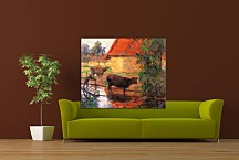 Watering place Obraz Paul Gauguin zs17274