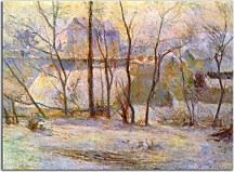 Obraz Paul Gauguin Winter Landscape zs17279