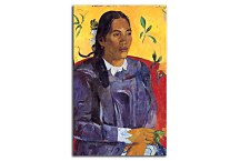 Obraz Paul Gauguin Woman with a Flower zs17281