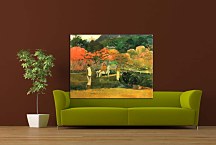 Obraz Paul Gauguin Women and white horse zs17283