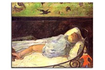 Obraz Paul Gauguin Young Girl Dreaming zs17289