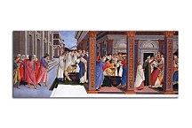 Botticelli obraz - Baptism of St Zenobius and His Appointment as Bishop zs17298