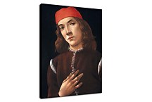 Botticelli obraz - Portrait of the young man na zs17299