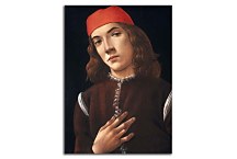 Botticelli obraz - Portrait of the young man na zs17299