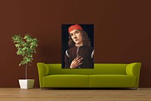 Botticelli obraz - Portrait of the young man na zs17299