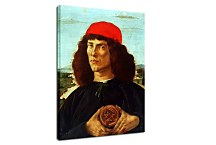 Sandro Botticelli reprodukcie - Portrait of a Man with the Medal of Cosimo zs17300