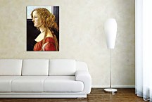 Botticelli obrazy - Portrait of Simonetta Vespucci zs17303
