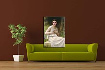 William-Adolphe Bouguereau -  Reflexion zs17310 - obraz