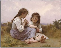 William-Adolphe Bouguereau - A Childhood Idyll zs17313 - obraz