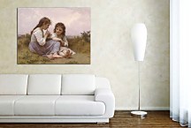 William-Adolphe Bouguereau - A Childhood Idyll zs17313 - obraz