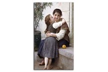 A Little Coaxing zs17315 - William-Adolphe Bouguereau Obraz 