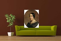 William-Adolphe Bouguereau Obraz - A Portrait of Amelina Dufaud zs17316