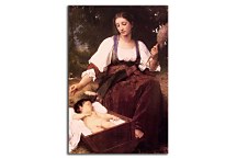 William-Adolphe Bouguereau - Berceuse zs17333 - obraz