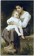 William-Adolphe Bouguereau - Big Sister zs17334 - obraz