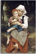 Breton Brother and Sister zs17337 - Obraz 