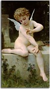 Cupid with Butterfly zs17344 - Obraz