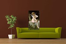 Cupid with Butterfly zs17344 - Obraz