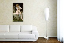 Cupid with Butterfly zs17344 - Obraz