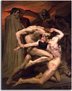 Dante and Virgil in Hell zs17347 - Obraz